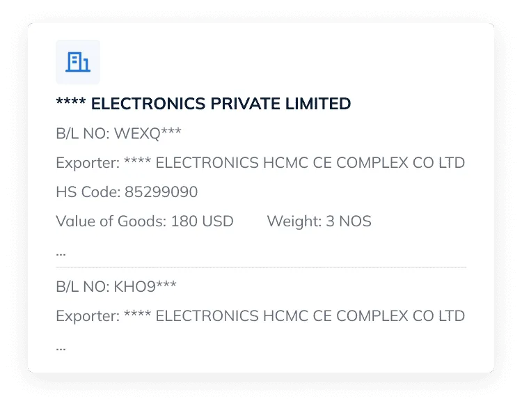 Export Import Bill of Lading Data Platform with Importers and Exporters Business Trade Info - TradeInt