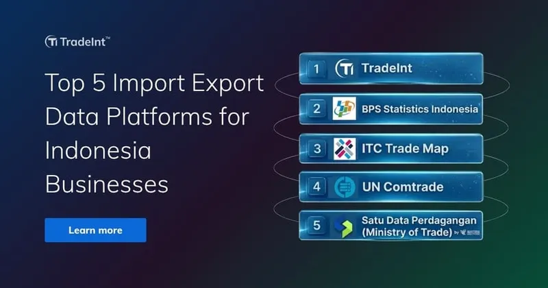 Top 5 Import Export Data Platforms for Indonesia Businesses