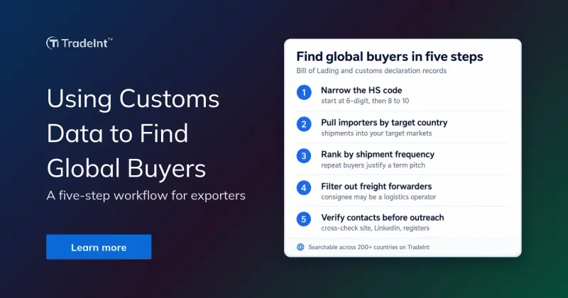 How to use Customs Data to find global buyers?