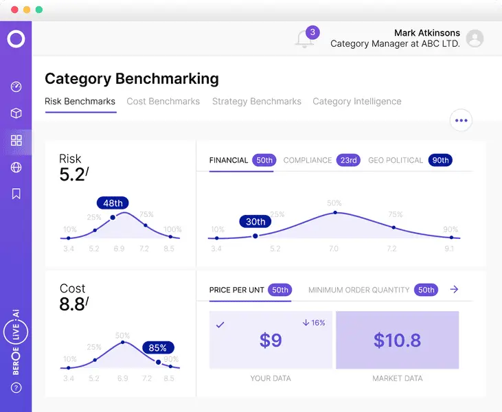 Beroe LiVE.Ai procurement intelligence as the Trademo alternative researched by TradeInt