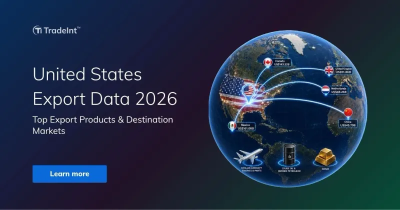 US export data 2026: Export products & destination markets