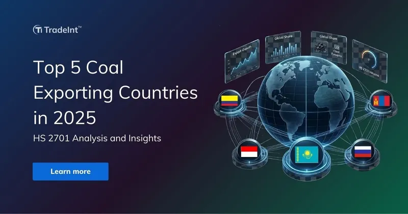 Top 5 Coal Exporting Countries with highest Trade Value 2025