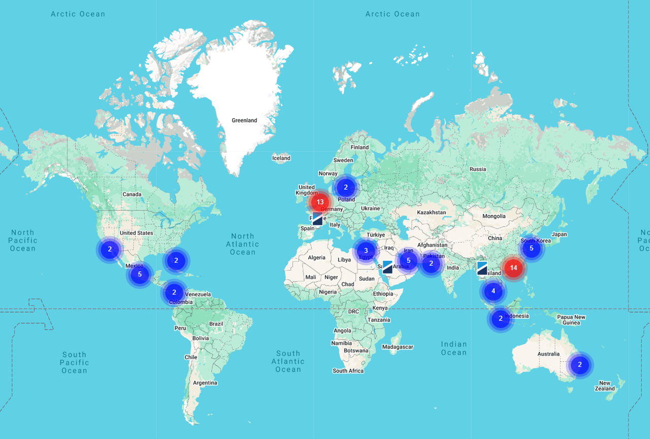 Global Distribution of Ports in the CK Hutchison Ports Sale - Global Trade Insights by Trade Intelligence platform