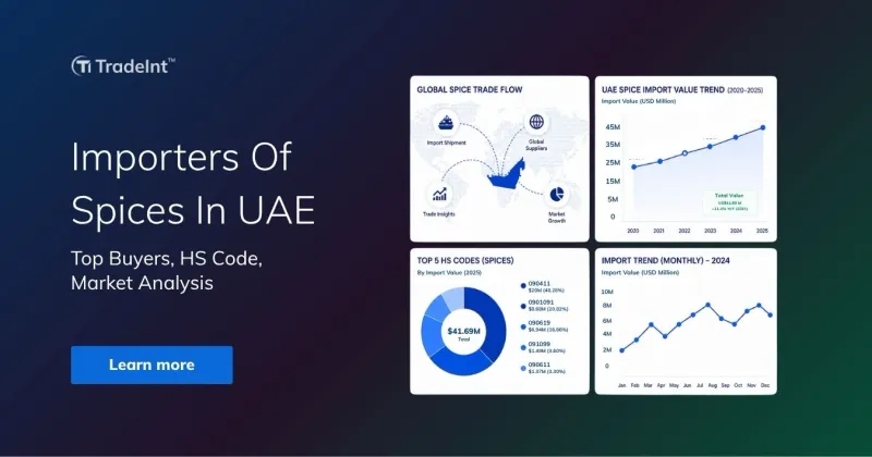 Who Are The Key Importers of Spices in UAE? UAE Spice Import