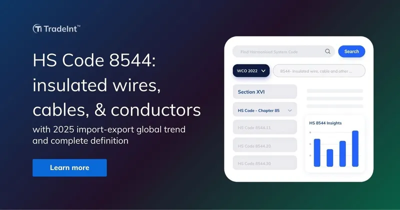 HS Code 8544: 2025 Import Export Global Trend & Complete Definition