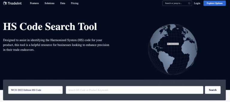 TradeInt HS Code Search Tool