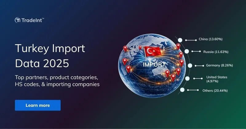 Turkey Import Data 2025: Top Partners, Product Analysis