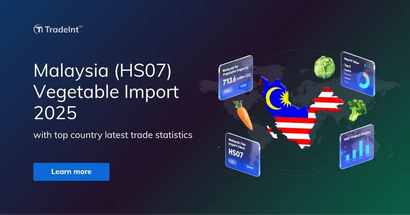Malaysia Vegetable Import (HS 07) Trade Statistics 2025
