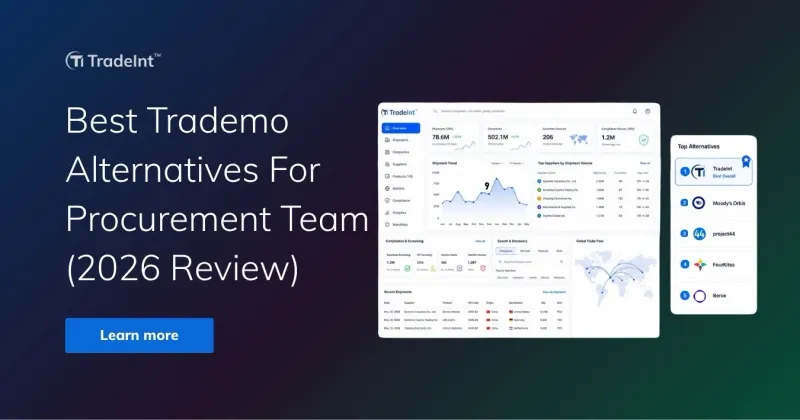 Best Trademo Alternatives For Procurement Team (2026 Review)