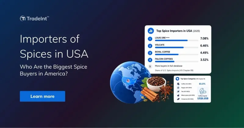 Importers of spice in USA: Who are America's top buyers?