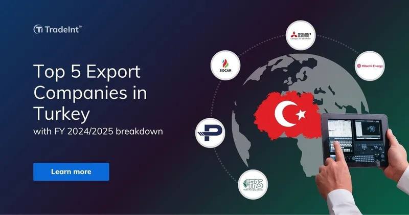 Top 5 Export Companies in Turkey 2024/2025